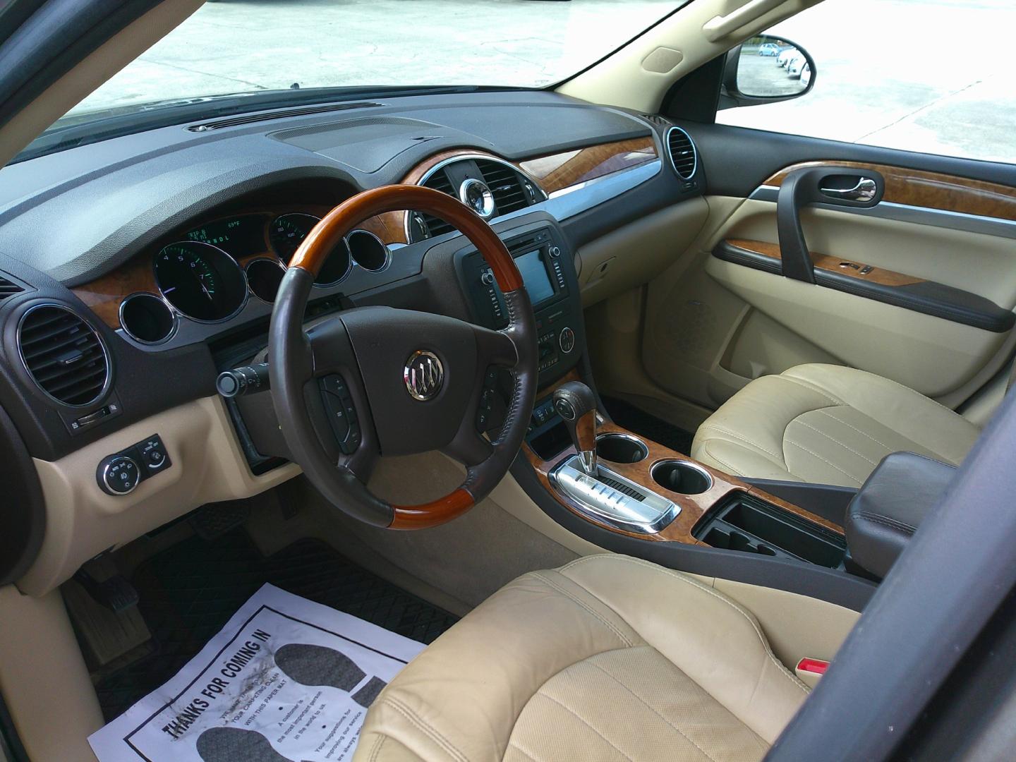 2012 BROWN BUICK ENCLAVE PREMIUM (5GAKRDED3CJ) , located at 1200 Cassat Avenue, Jacksonville, FL, 32205, (904) 695-1885, 30.302404, -81.731033 - Photo#3